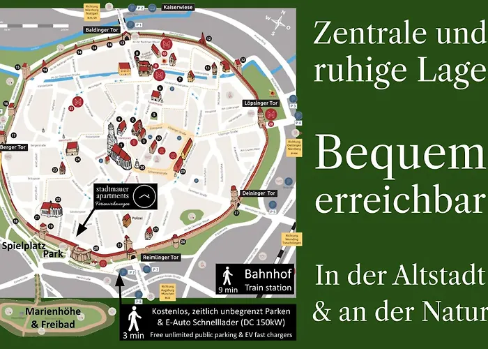 Stadtmauer - Neue Helle Direkt An Der Historischen Stadtmauer Apartman *